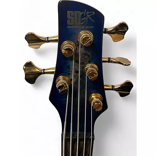 Used Ibanez SR2605 Cerulean Blue Electric Bass Guitar Cerulean Blue - musicians--Friend