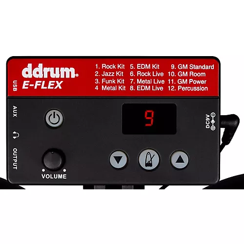 ddrum E-Flex Electronic Drum Set Black - musicians--Friend
