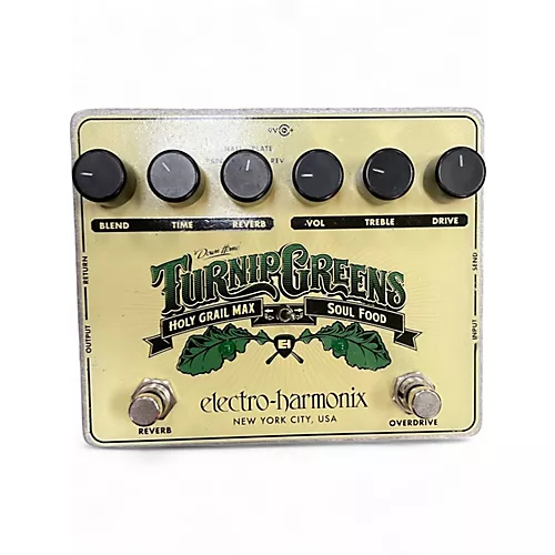 Used Electro-Harmonix Turnip Greens Effect Pedal - musicians--Friend