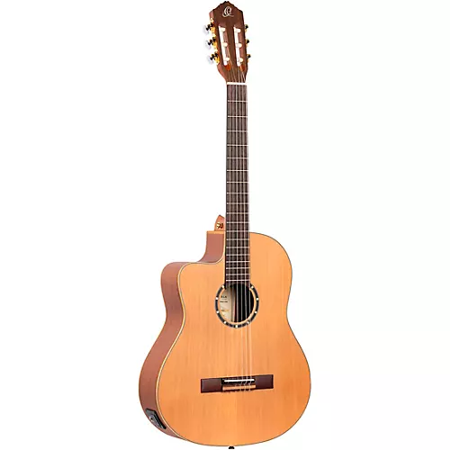 Ortega Family Series Pro RCE131SN-L Acoustic Electric Slim Neck Classical Guitar Natural Matte - musicians--Friend