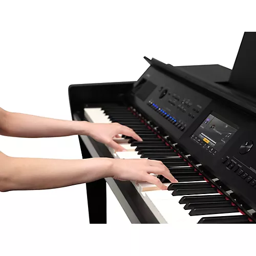 Yamaha Clavinova CVP-905 Console Digital Piano With Bench Polished Ebony - musicians--Friend