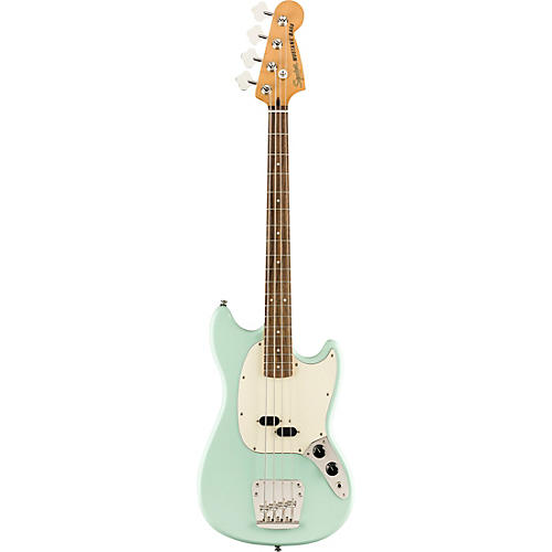 Squier Classic Vibe '60s Mustang Bass Guitar Olympic White - musicians--Friend
