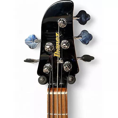 Used Ibanez TMB105 Black Electric Bass Guitar Black - musicians--Friend