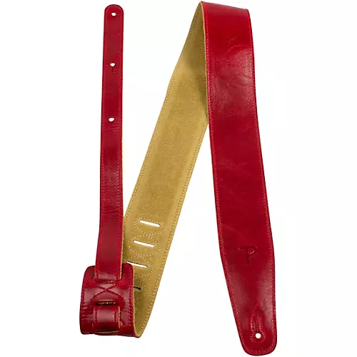 Perri's Africa Leather Guitar Strap Brown 2.5 in. - musicians--Friend
