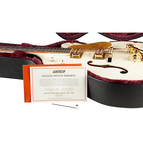 Gretsch Guitars G6136T-59 Vintage Select Edition '59 Falcon Hollowbody With Bigsby Vintage White - musicians--Friend