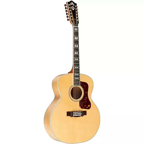 Guild F-512 Maple Jumbo 12-String Acoustic Guitar Natural - musicians--Friend