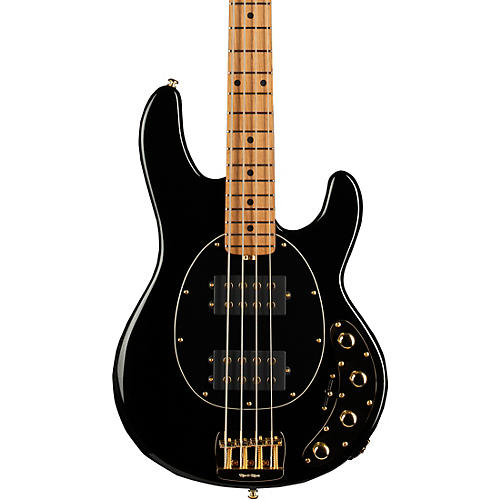 Ernie Ball Music Man StingRay Special HH Electric Bass Guitar Black and Chrome - musicians--Friend