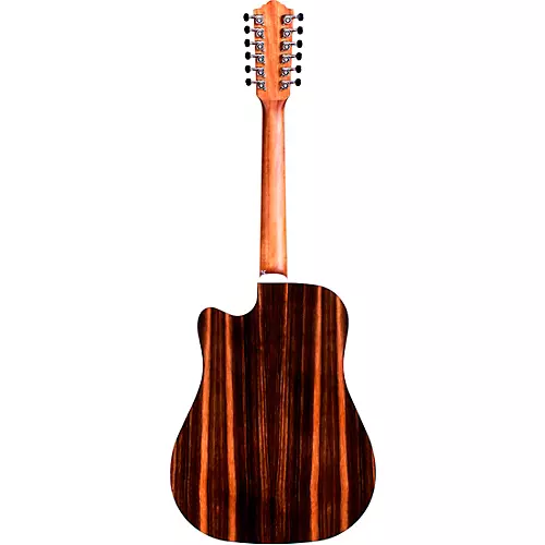 Guild D-2612CE Deluxe 12-String Cutaway Acoustic-Electric Guitar Antique Sunburst - musicians--Friend