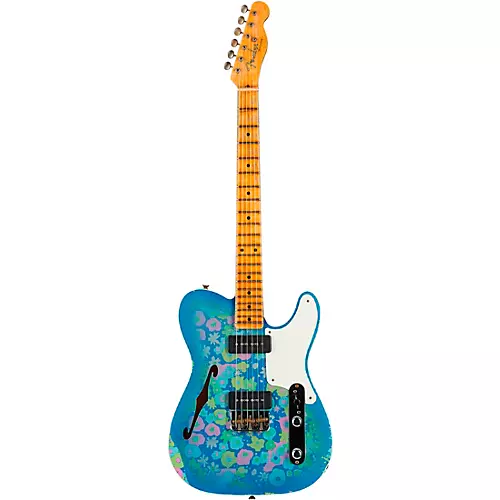 Fender Custom Shop Limited-Edition Dual P-90 Telecaster Relic Electric Guitar Blue Flower - musicians--Friend