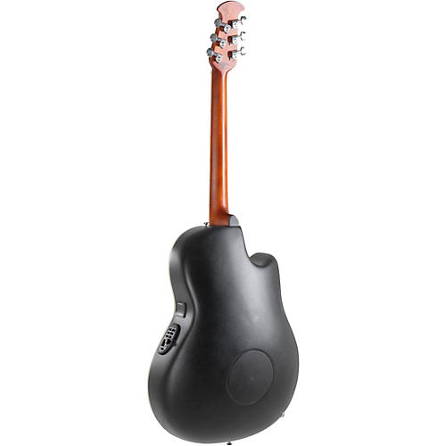 Ovation CE44LX-1R-G Celebrity Series Elite Plus Mid-Depth Left-Handed Acoustic-Electric Guitar Ruby Burst - musicians--Friend