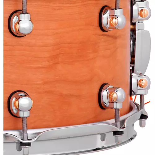 Pearl Music City Custom Solid Shell Snare Cherry in Hand-Rubbed Natural Finish 14 x 5 in. - musicians--Friend