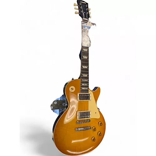 Used Gibson 1958 Reissue Murphy Aged Les Paul Lemonburst Solid Body Electric Guitar Lemonburst - musicians--Friend