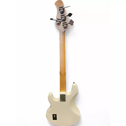 Used Sterling by Music Man Ray34 White Electric Bass Guitar White - musicians--Friend