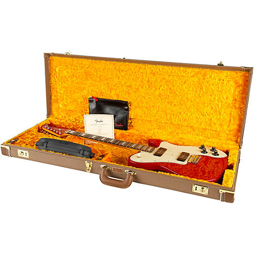 Fender Chris Shiflett Cleaver Telecaster Deluxe Electric Guitar Charcoal Frost Metallic - musicians--Friend