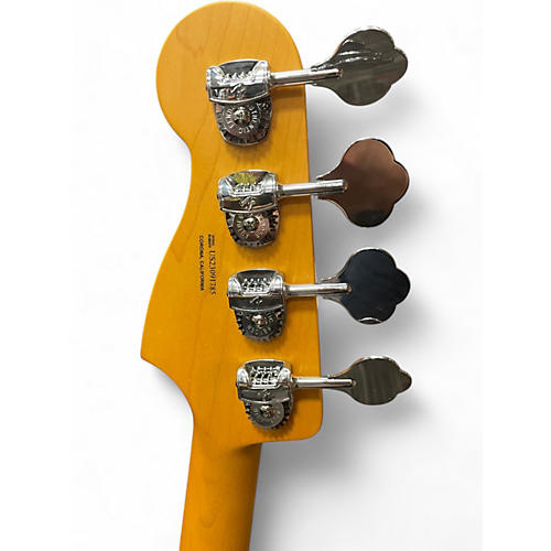Used Fender Limited Edition-American Ultra Precision Bass ebony tiger Electric Bass Guitar ebony tiger - musicians--Friend