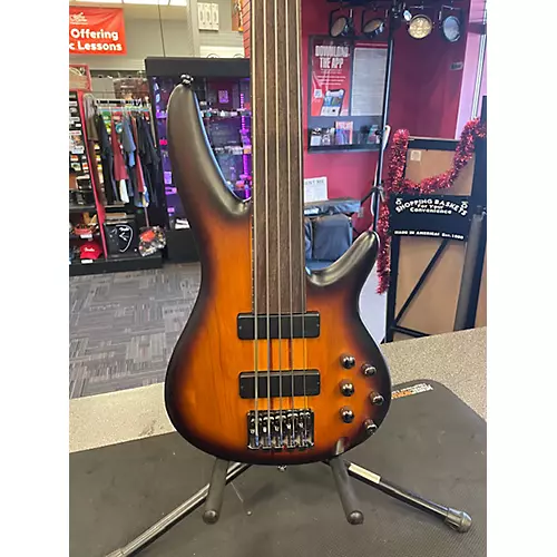 Used Ibanez srf705 brown burst Electric Bass Guitar brown burst - musicians--Friend