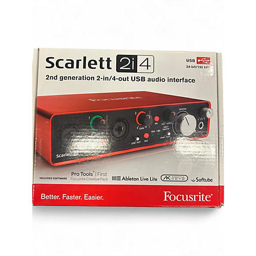 Used Focusrite Scarlett 2i4 Gen 2 Audio Interface - musicians--Friend