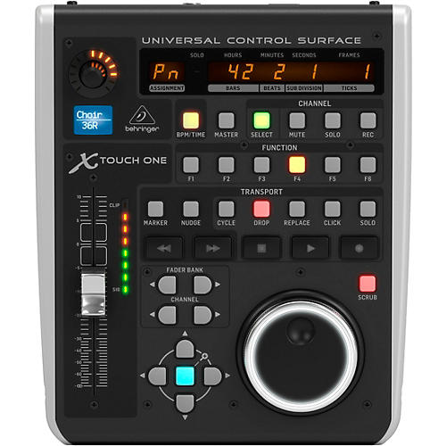 Behringer X-TOUCH ONE, Universal Control Surface With Touch-Sensitive Motor Fader and LCD Scribble Strip - musicians--Friend