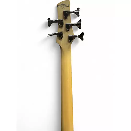 Used Ibanez SR405 5 String Black Electric Bass Guitar Black - musicians--Friend