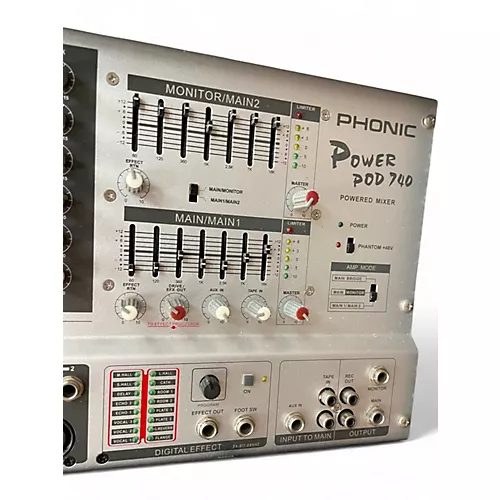 Used Phonic Power Pod 740 Powered Mixer - musicians--Friend