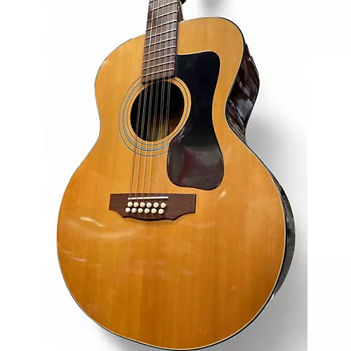 Used Guild F112 Natural 12 String Acoustic Guitar Natural - musicians--Friend