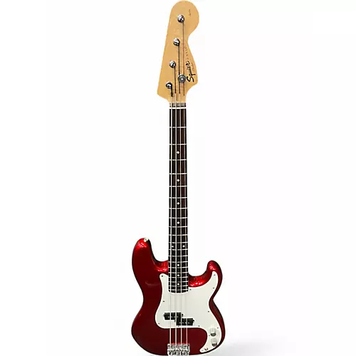 Used Squier Affinity Precision Bass Dakota Red Electric Bass Guitar Dakota Red - musicians--Friend