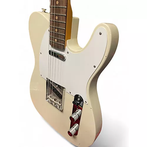 Used Fender Custom Shop Jimmy Page Mirror Telecaster Black Solid Body Electric Guitar Black - musicians--Friend