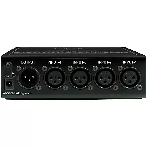 Radial Engineering Gold Digger 4-Channel Mic Selector - musicians--Friend