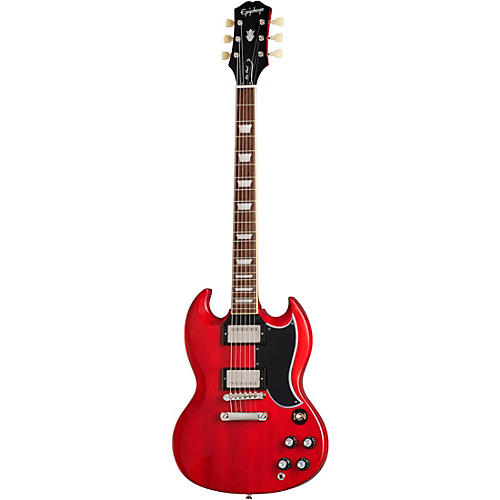 Epiphone 1961 Les Paul SG Standard Electric Guitar Aged Sixties Cherry - musicians--Friend