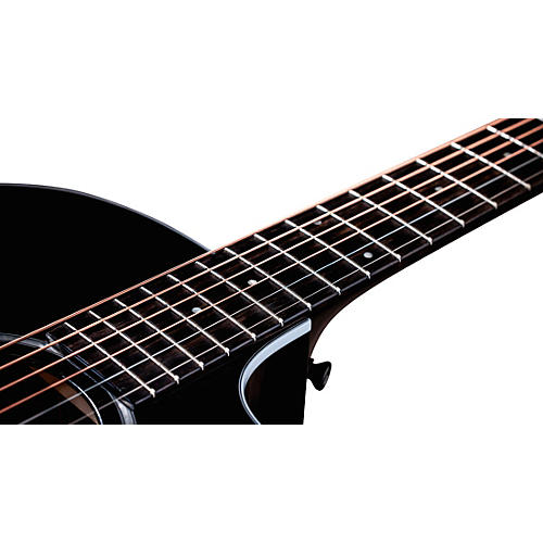 Taylor 214ce BLK Plus Grand Auditorium Acoustic-Electric Guitar Black - musicians--Friend
