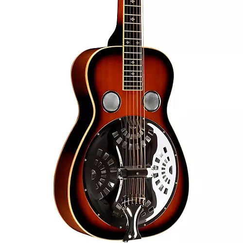 Gold Tone PBS-M/L Mastertone Paul Beard Squareneck Solid-Mahogany Left-Handed Resonator Guitar Tobacco Sunburst - musicians--Friend