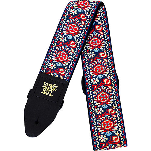 Ernie Ball Jacquard Polypro Guitar Strap Vanilla Rose - musicians--Friend