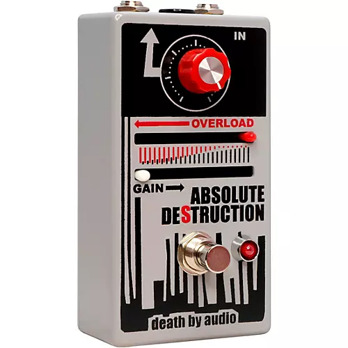 Death By Audio Absolute Destruction Overloading Power Amplifier Distortion Effects Pedal Gray - musicians--Friend