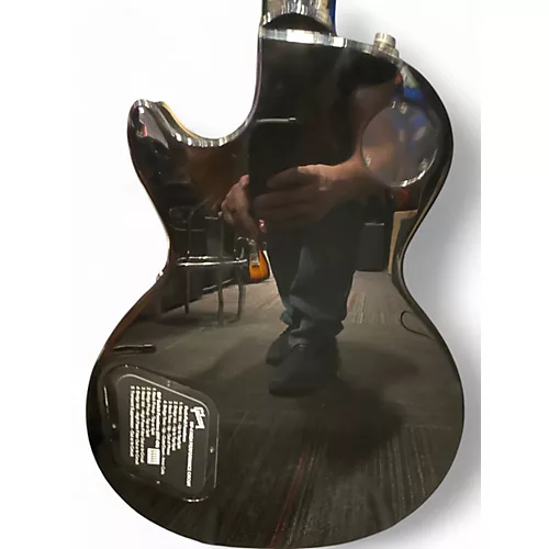 Used Gibson Les Paul Trad Pro Transparent Ebony Burst Solid Body Electric Guitar Transparent Ebony Burst - musicians--Friend