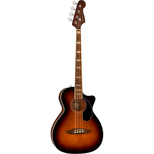Fender California Kingman Acoustic-Electric Bass Guitar Shaded Edge Burst - musicians--Friend