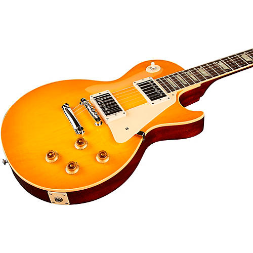 Gibson Custom M2M 1958 Les Paul Standard Reissue Gloss Electric Guitar Lemon Burst - musicians--Friend