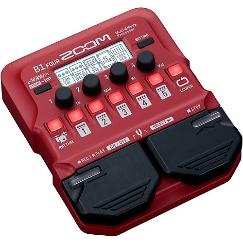 Zoom B1 FOUR Bass Multi-Effects Processor - musicians--Friend