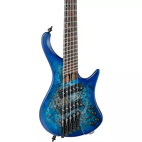 Ibanez EHB1505MS 5-String Multi-Scale Ergonomic Headless Bass Ocean Inlet Flat - musicians--Friend