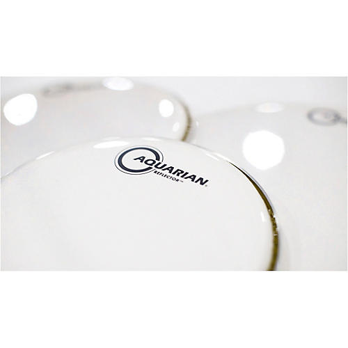 Aquarian Ice White Reflector Drum Head 18 in. - musicians--Friend