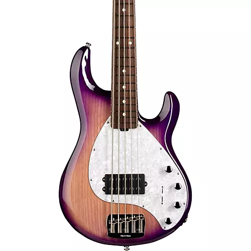 Ernie Ball Music Man StingRay5 Special H 5-String Electric Bass Guitar Black and Chrome - musicians--Friend