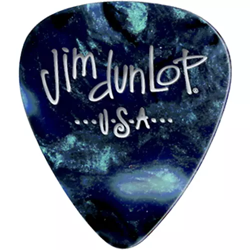 Dunlop Premium Celluloid Classic Guitar Picks 1 Dozen Purple Pearloid Medium - musicians--Friend