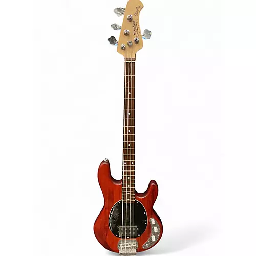 Used Sterling by Music Man StingRay 4 Walnut Stain Electric Bass Guitar Walnut Stain - musicians--Friend