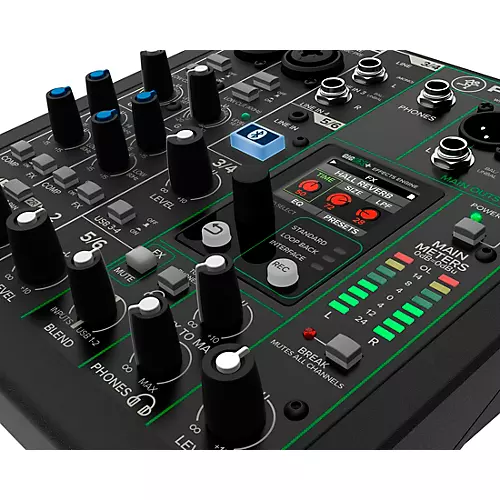 Mackie ProFX6v3+ 6-Channel Analog Mixer With Enhanced FX, USB Recording Modes & Bluetooth - musicians--Friend