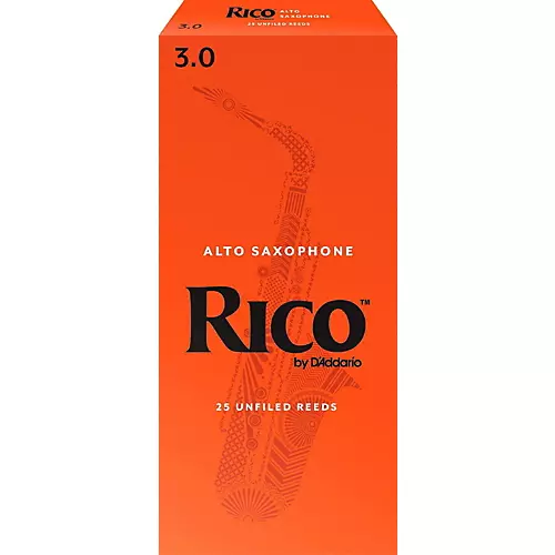 Rico Alto Saxophone Reeds, Box of 25 Strength 1.5 - musicians--Friend