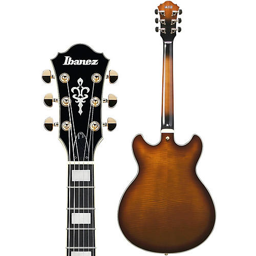 Ibanez Artcore Expressionist AS93FM Electric Guitar Antique Yellow Sunburst - musicians--Friend