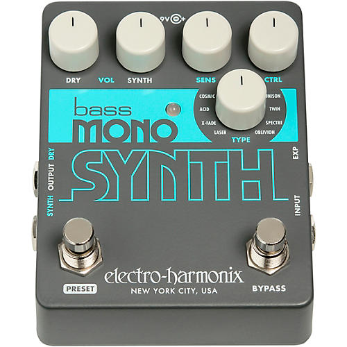 Electro-Harmonix Bass Mono Synth Bass Effects Pedal - musicians--Friend