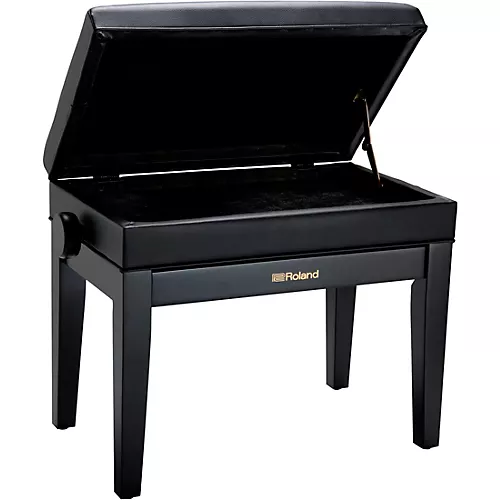 Roland RPB-400-US Piano Bench, Vinyl Seat Satin White - musicians--Friend