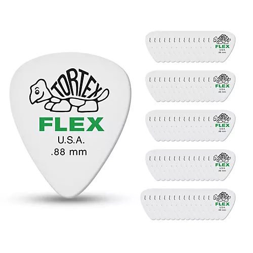 Dunlop Tortex Flex Standard Guitar Picks .88 mm 12 Pack - musicians--Friend