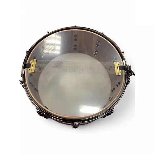 Used TAMA 14X6.5 Starclassic Snare Red and White Oyster Drum Red and White Oyster 213 - musicians--Friend