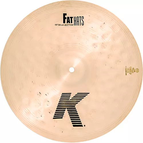 Zildjian K Fat Hat Hi-Hat 15 in. Pair - musicians--Friend